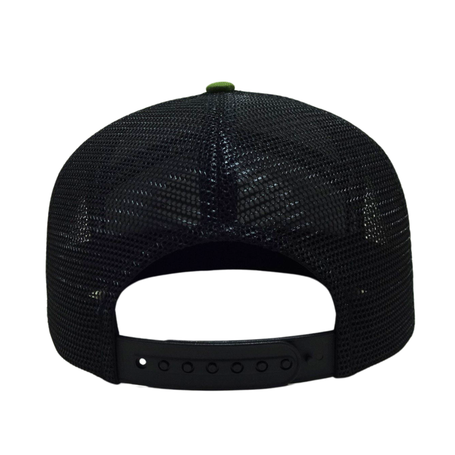 OEM ODM High Quality 7 Panel PVC Rubber Plastic Patch Black Mesh Trucker Hats Trucker Cap Perforated Rope Vietnam Factory 6