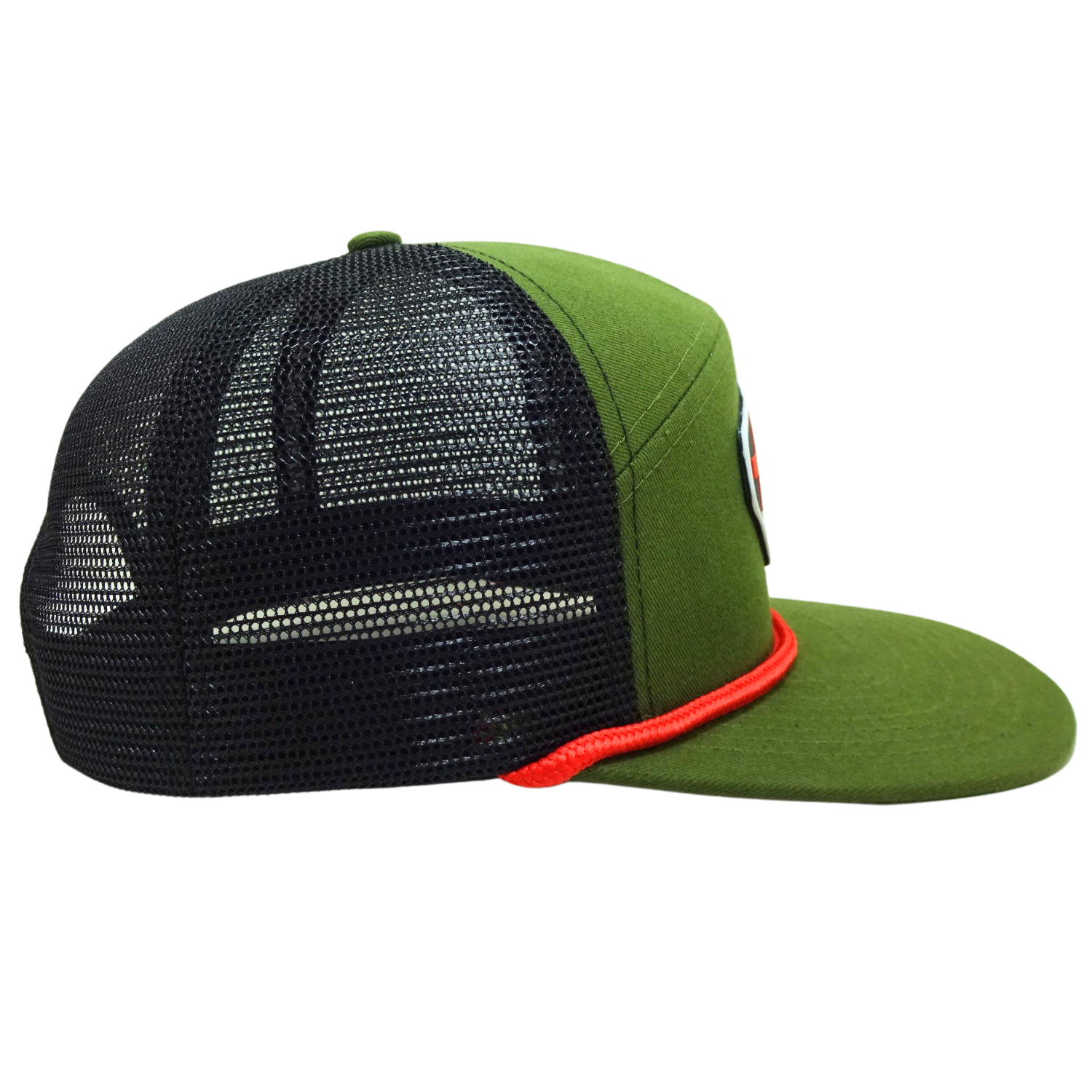 OEM ODM High Quality 7 Panel PVC Rubber Plastic Patch Black Mesh Trucker Hats Trucker Cap Perforated Rope Vietnam Factory 4
