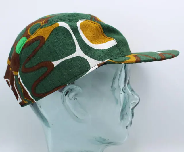 OEM Wholesale Custom Logo 5 Panel Printed Camper Cap Vietnam Made Printed Flat Brim Hat For Unisex Streetwear Brand Promotion L1 4