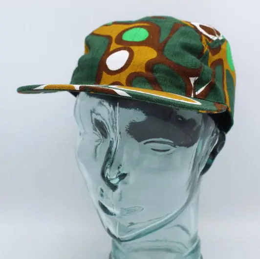 OEM Wholesale Custom Logo 5 Panel Printed Camper Cap Vietnam Made Printed Flat Brim Hat For Unisex Streetwear Brand Promotion L1 2