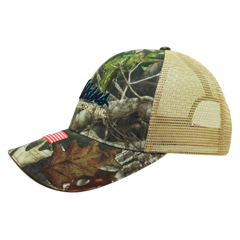 Old School Streetwear Hats Custom Embroidery Logo Camouflage Trucker Hat High Quality Caps Vietnam OEM ODM Factory L01 6