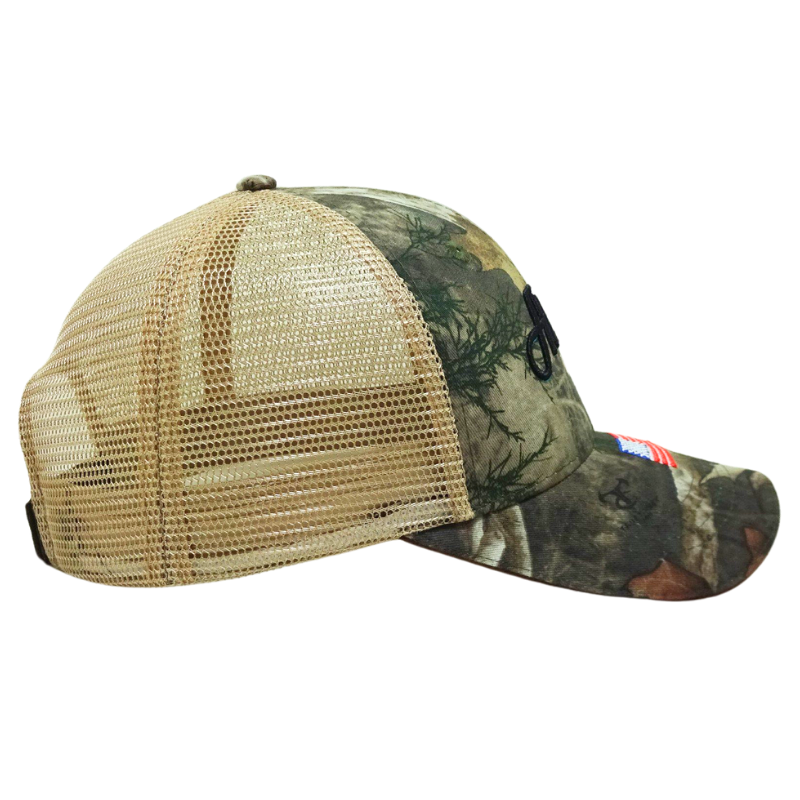 Old School Streetwear Hats Custom Embroidery Logo Camouflage Trucker Hat High Quality Caps Vietnam OEM ODM Factory L01 5
