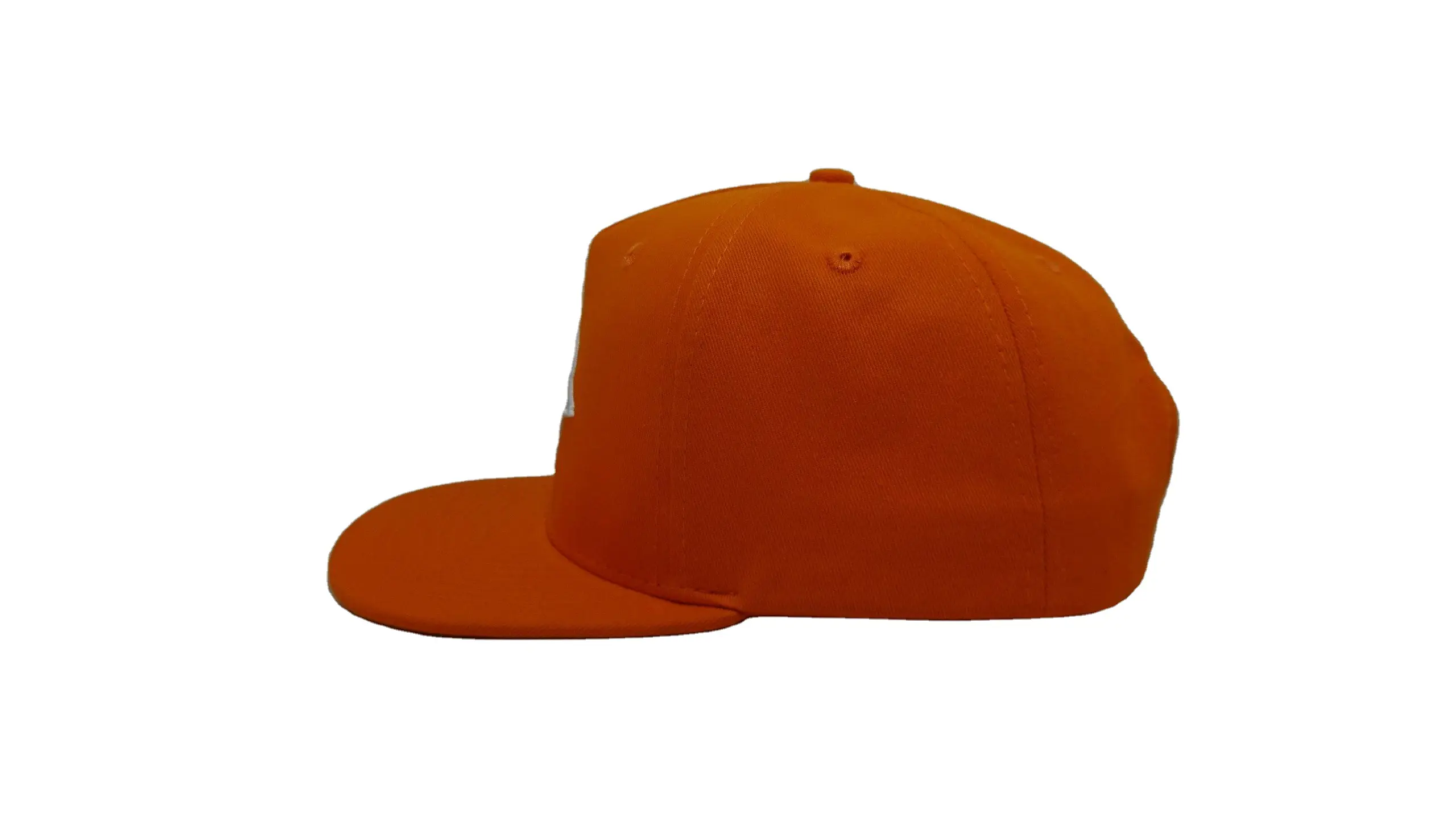 Orange Baseball Cap Embroidered with White Bird's Head Sports Cap in Vietnam Factory High Quality Baseball Cap One Size 3