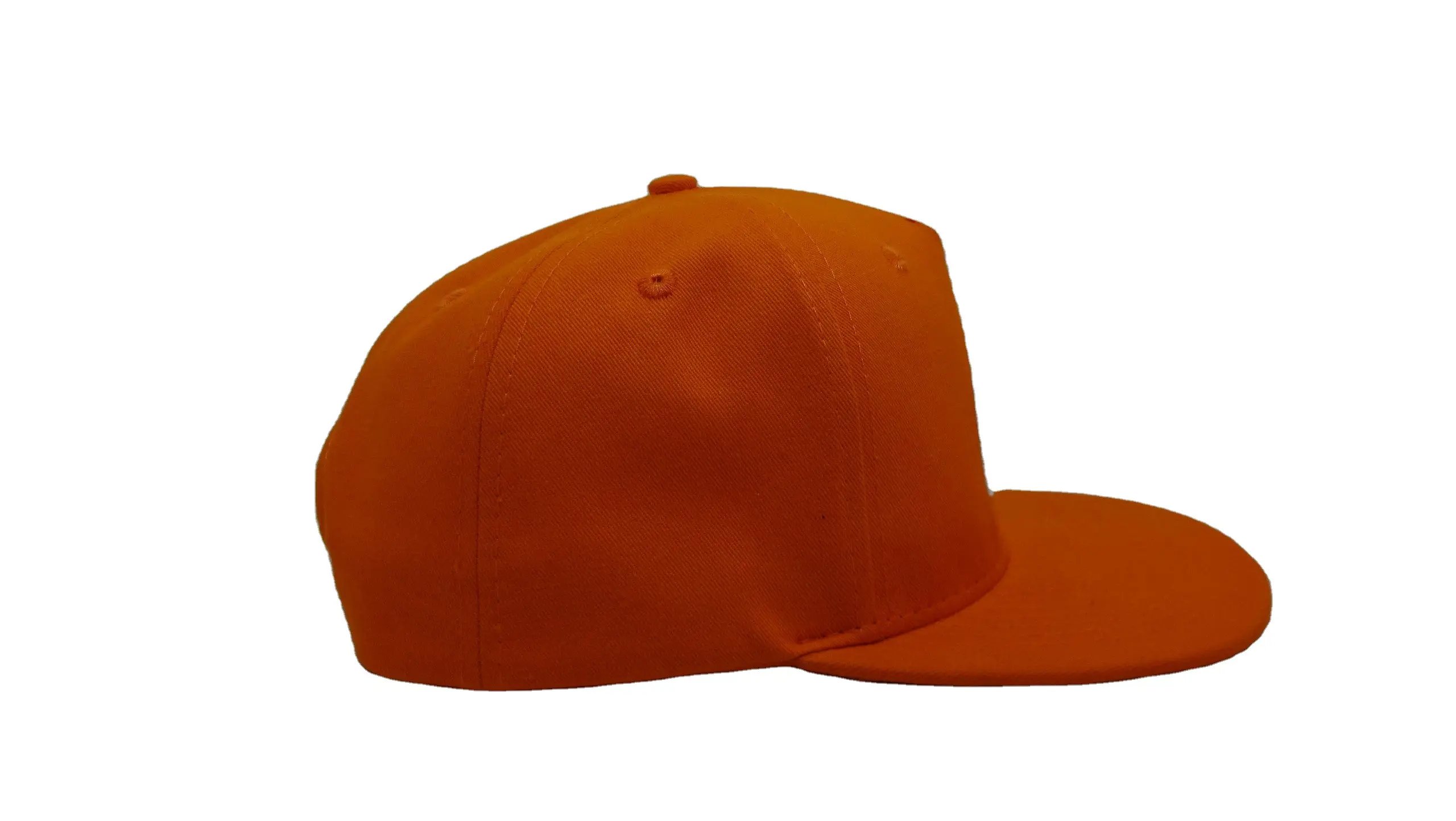 Orange Baseball Cap Embroidered with White Bird's Head Sports Cap in Vietnam Factory High Quality Baseball Cap One Size 5