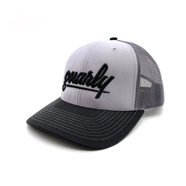 Outdoor 3D Embroidery 6-Panel Curved Brim High Quality Medium Profile Wholesale Products Trucker Hats Snapback Cap for Man 6