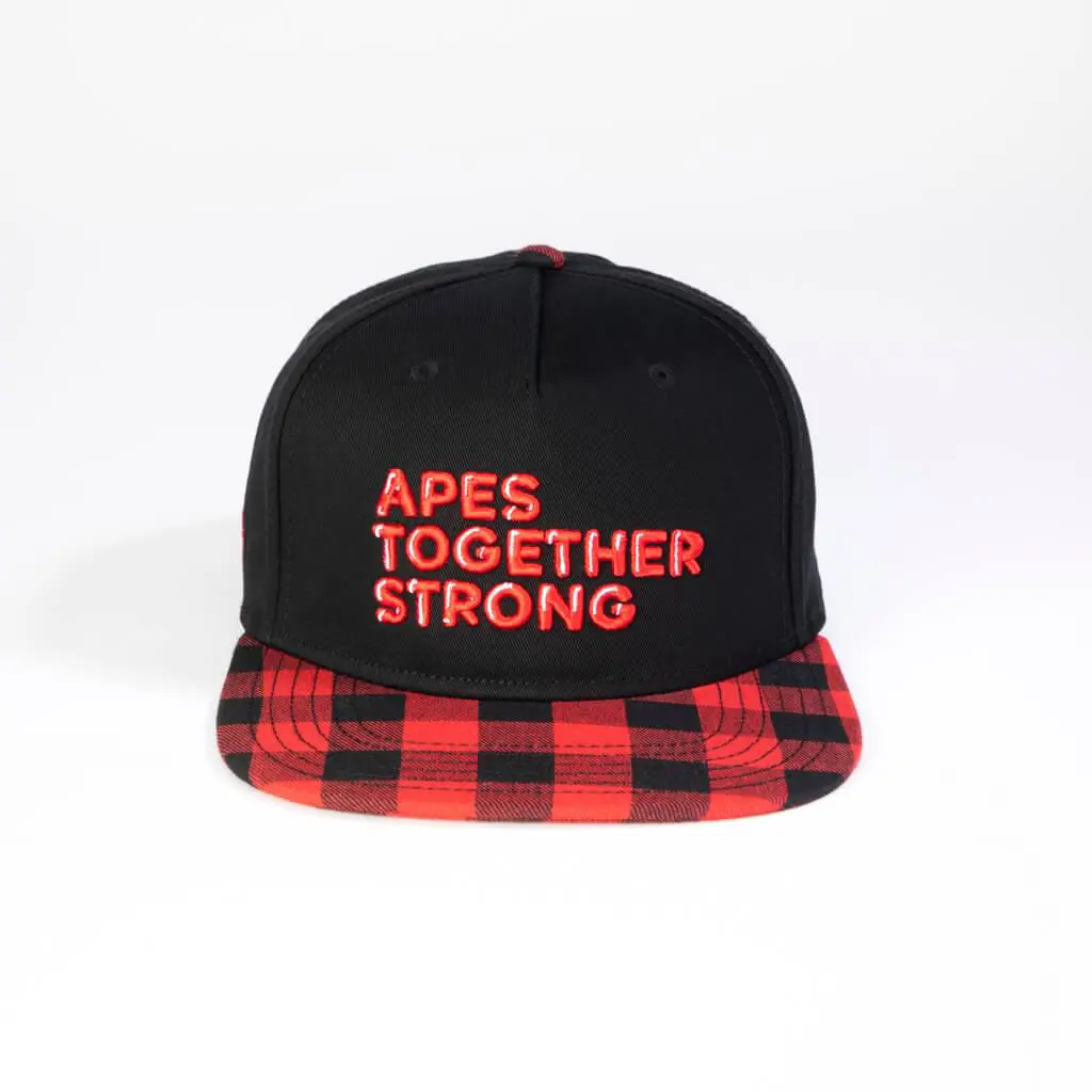 Outdoor 5-Panel 3D Embroidery Flat Brim High Quality Adjustable Black/Red Color Medium Profile Cotton/Polyester Snapback Caps 1