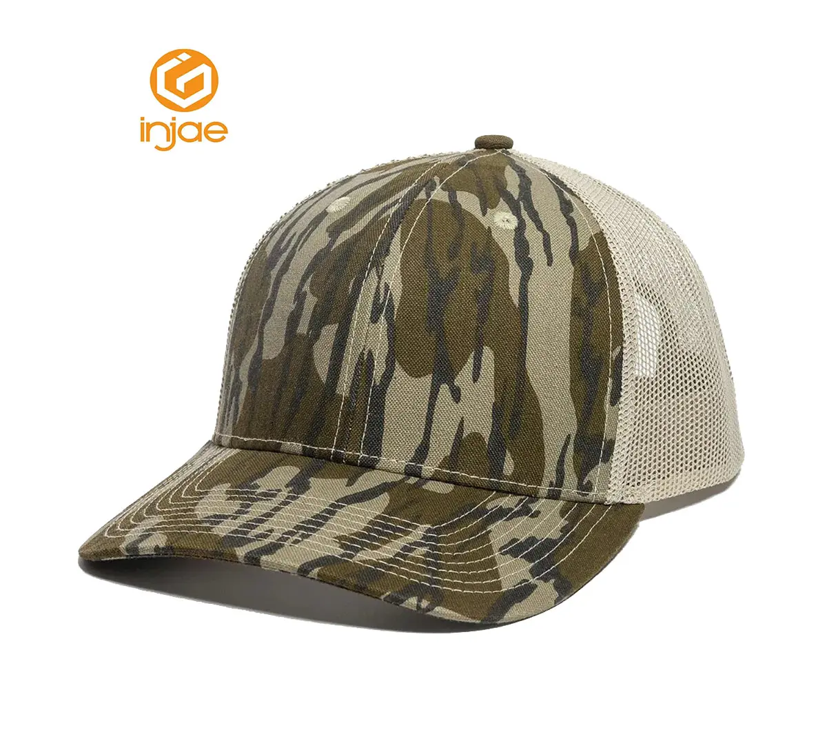 Outdoor Camouflage Hunting Sports Jungle Hat Wholesale High Quality Forest-Camo Trucker Hat From Vietnam Supplier 3