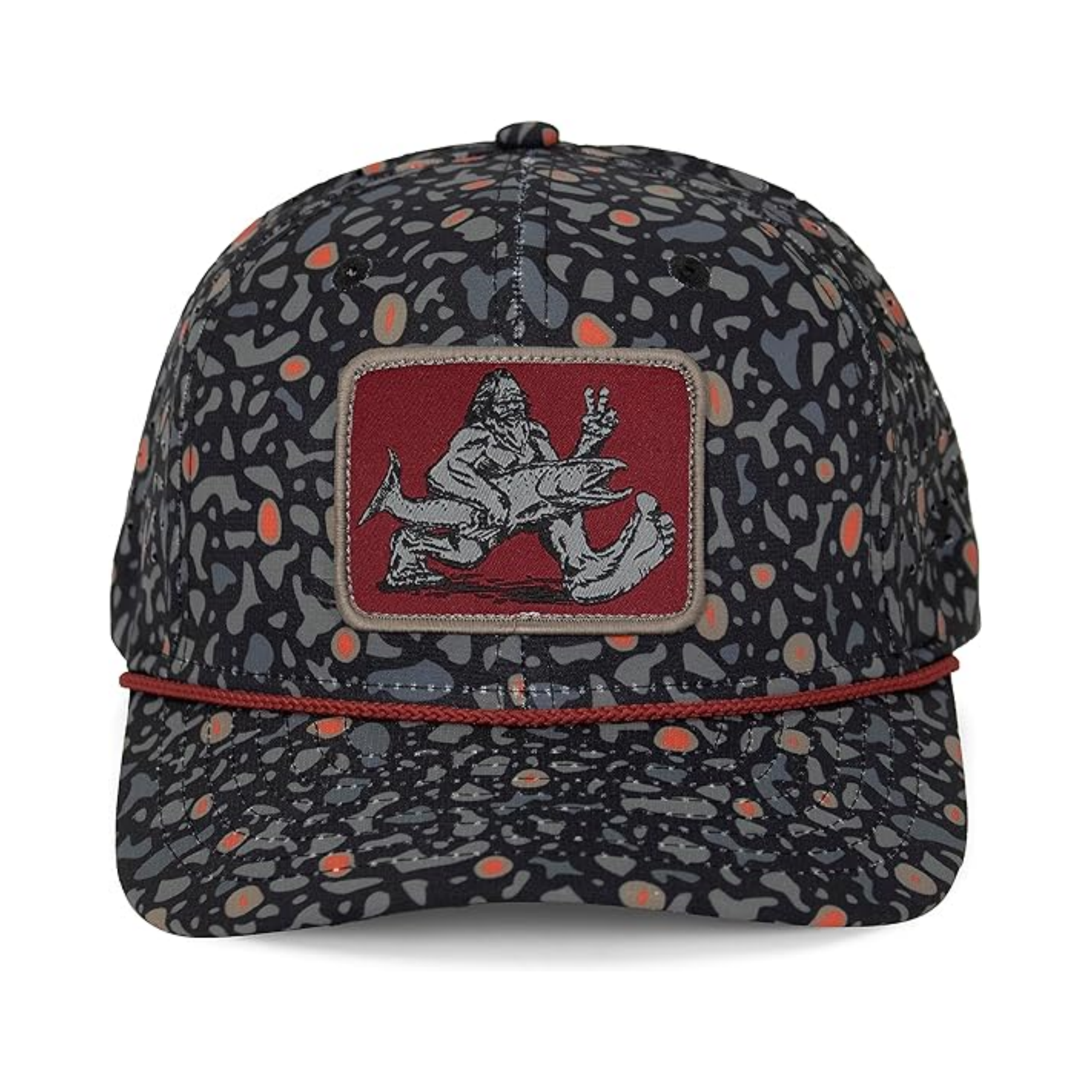 Outdoor Hat Embroidery Logo Baseball Camper Cap All Printing Mesh Baseball Cap Camp