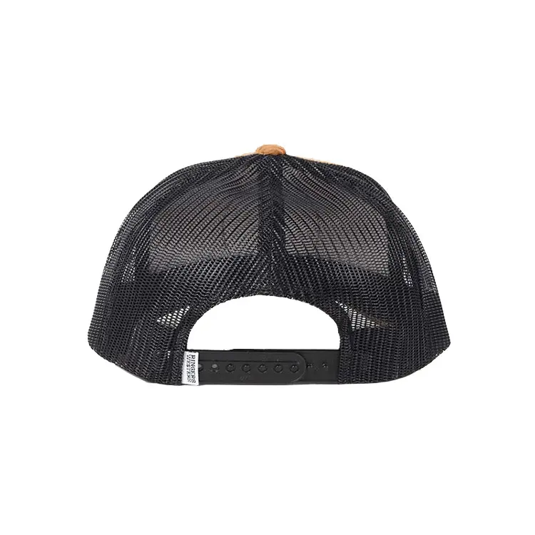 Outdoor Sports Style 5 Panels Custom Logo Corduroy Trucker Hat Hip Hop Flat Caps Eco Friendly Wholesale High Quality Trucker Hat 3