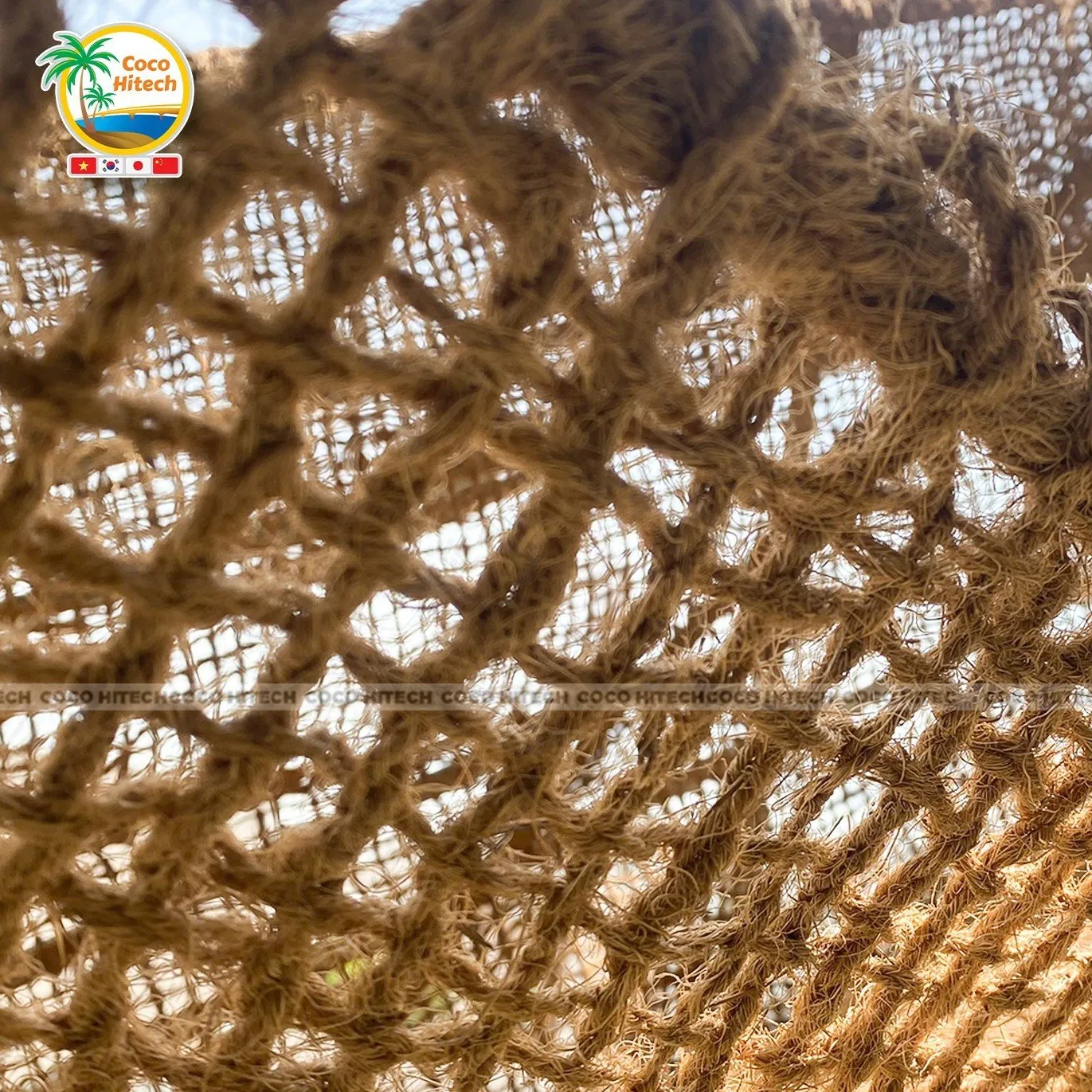 PERFECT NATURAL SHADE SAIL MADE OF 100% COIR FIBER USED FOR PROVIDING SHADE FOR YOUR HOUSE 7