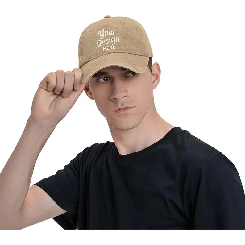 Personalised Vietnam Made Baseball Caps Customised Print Logo Caps Vintage Washed Cotton Dad Hat For Men Women Sports Causal L01 6