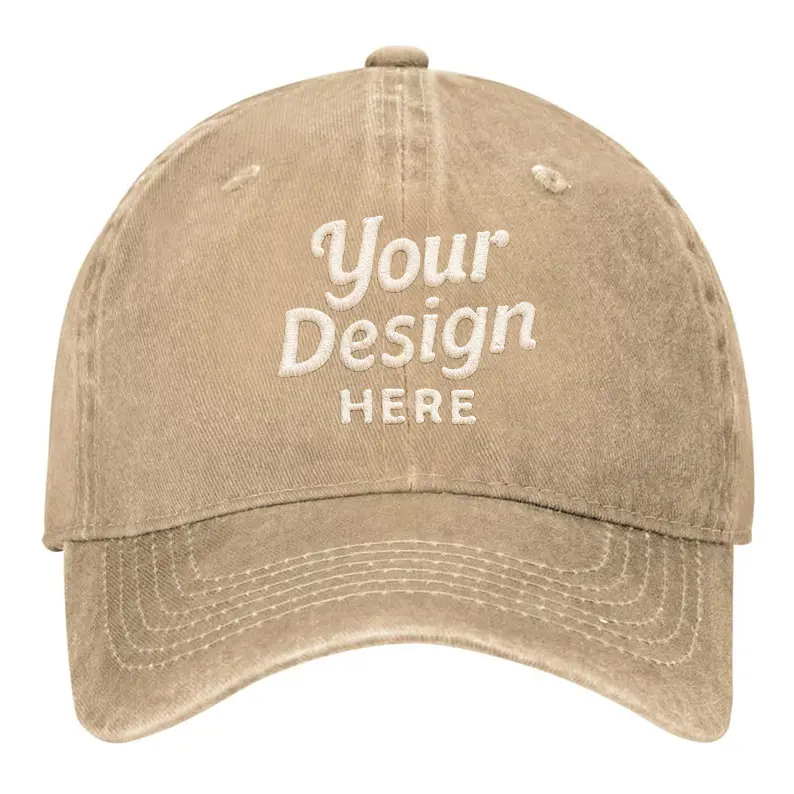 Personalised Vietnam Made Baseball Caps Customised Print Logo Caps Vintage Washed Cotton Dad Hat For Men Women Sports Causal L01