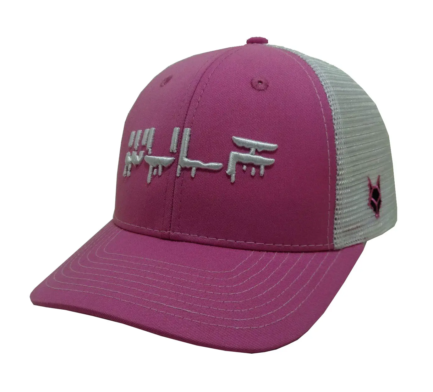 Pink Color Adjustable 6-Panel Curved Brim High Quality Medium Profile Cotton and Mesh Fabric Trucker Hat From Vietnam Supplier 2