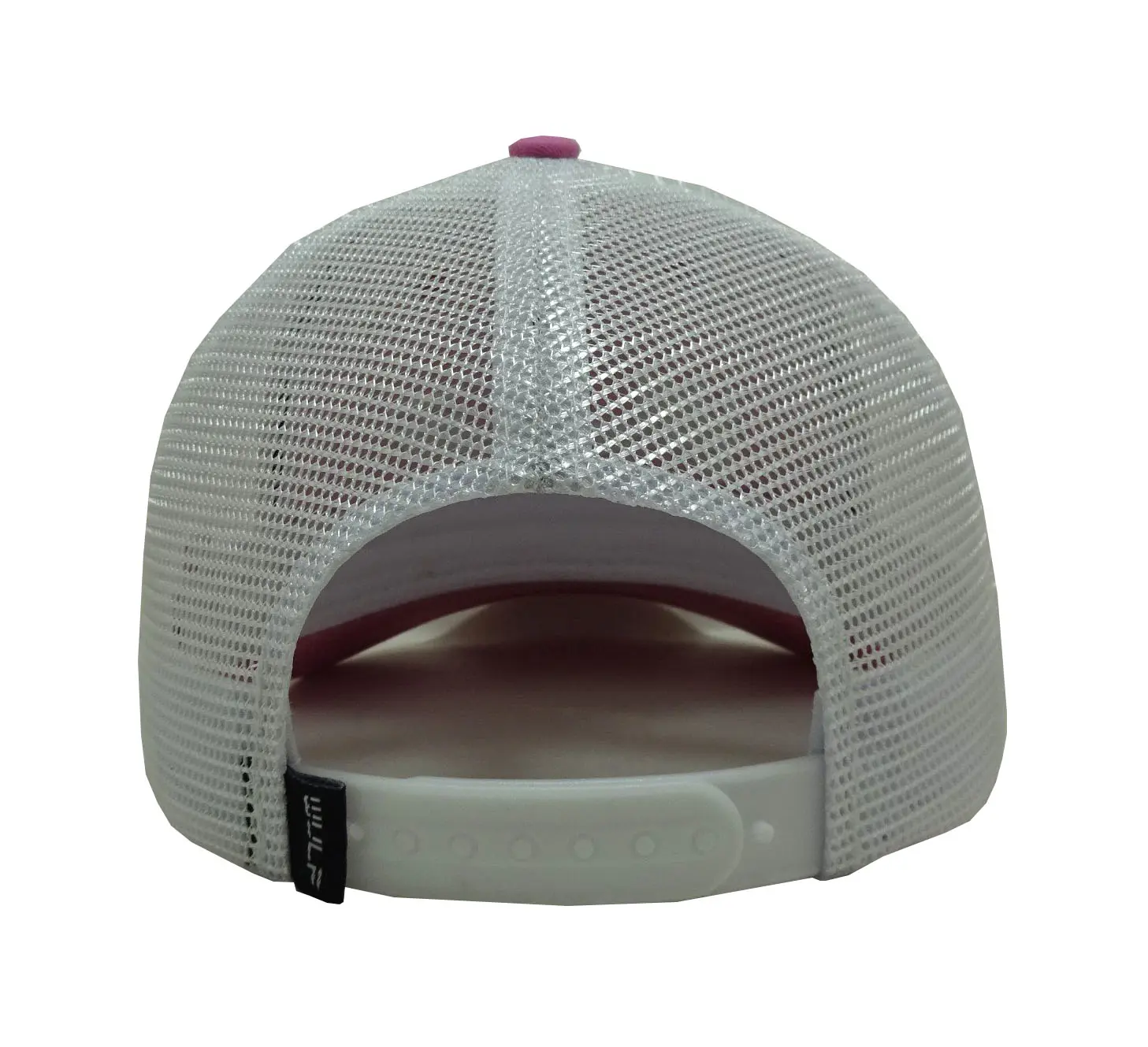 Pink Color Adjustable 6-Panel Curved Brim High Quality Medium Profile Cotton and Mesh Fabric Trucker Hat From Vietnam Supplier 5