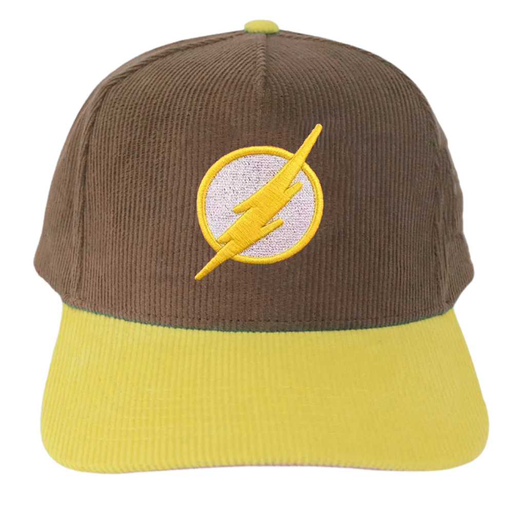 Pink Under Brim Corduroy Two Tone Baseball Cap 5 Panel Gorras Embroidered Logo On Front And Back Curved Snapback Brown Mustard 2