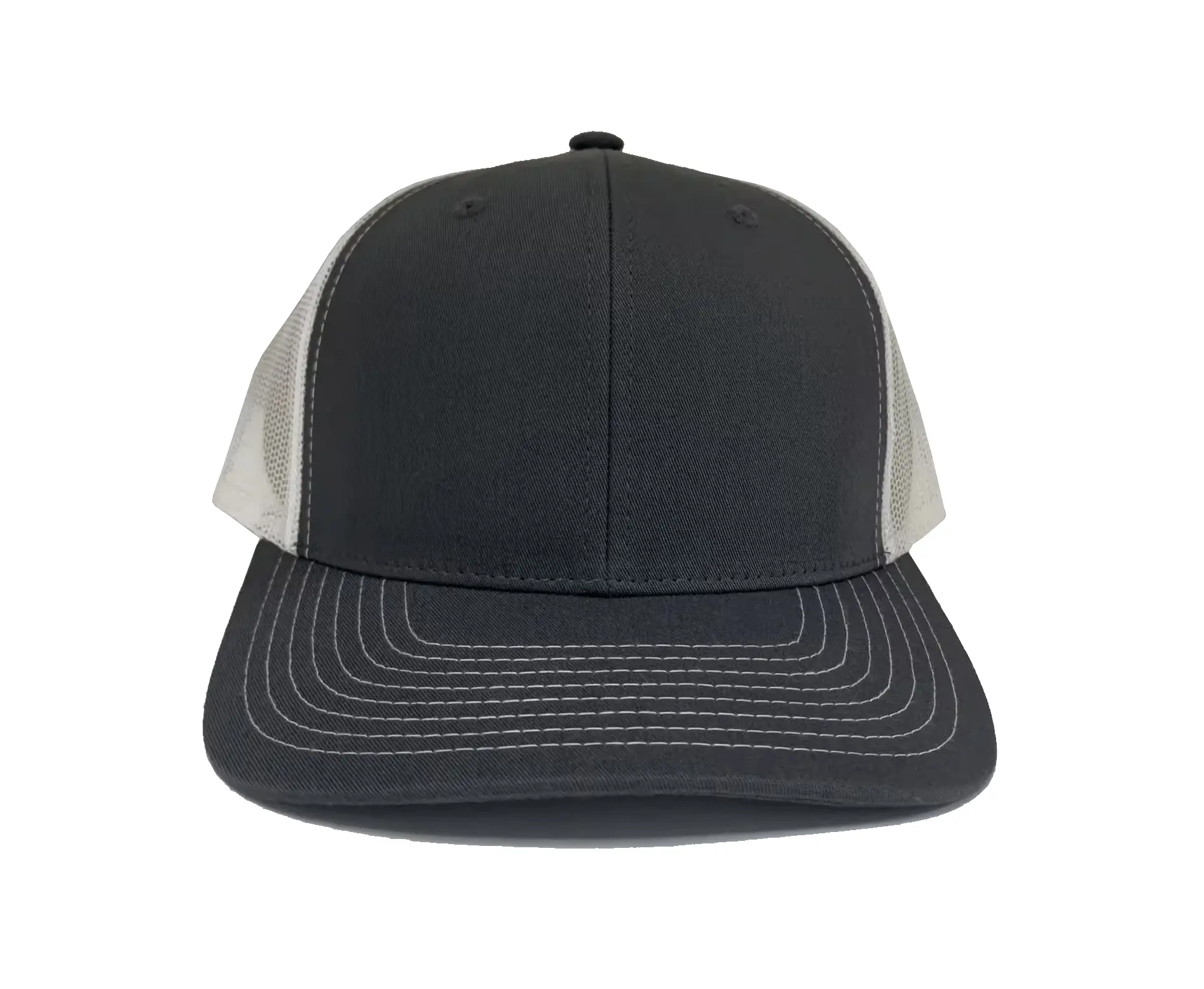 Plain Gray Trucker Hat Custom Logo Sports Cap in Vietnam Factory Caps for Outdoor Travel Promotional Hot Cap 1