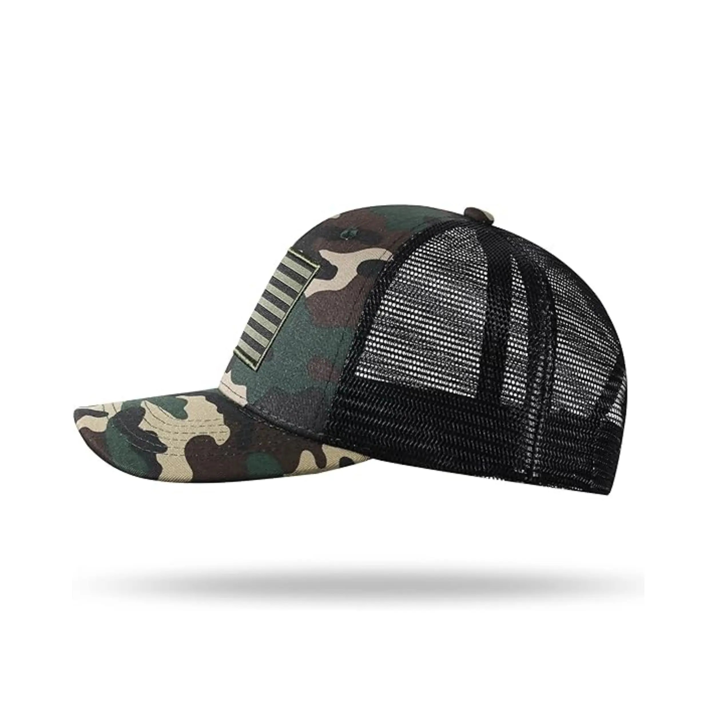 Plain Men Camo Baseball Snapback Cap Hat in Bulk Mesh Adjustable Embroidered or Patch Hip Hop Custom Snapback Caps 3