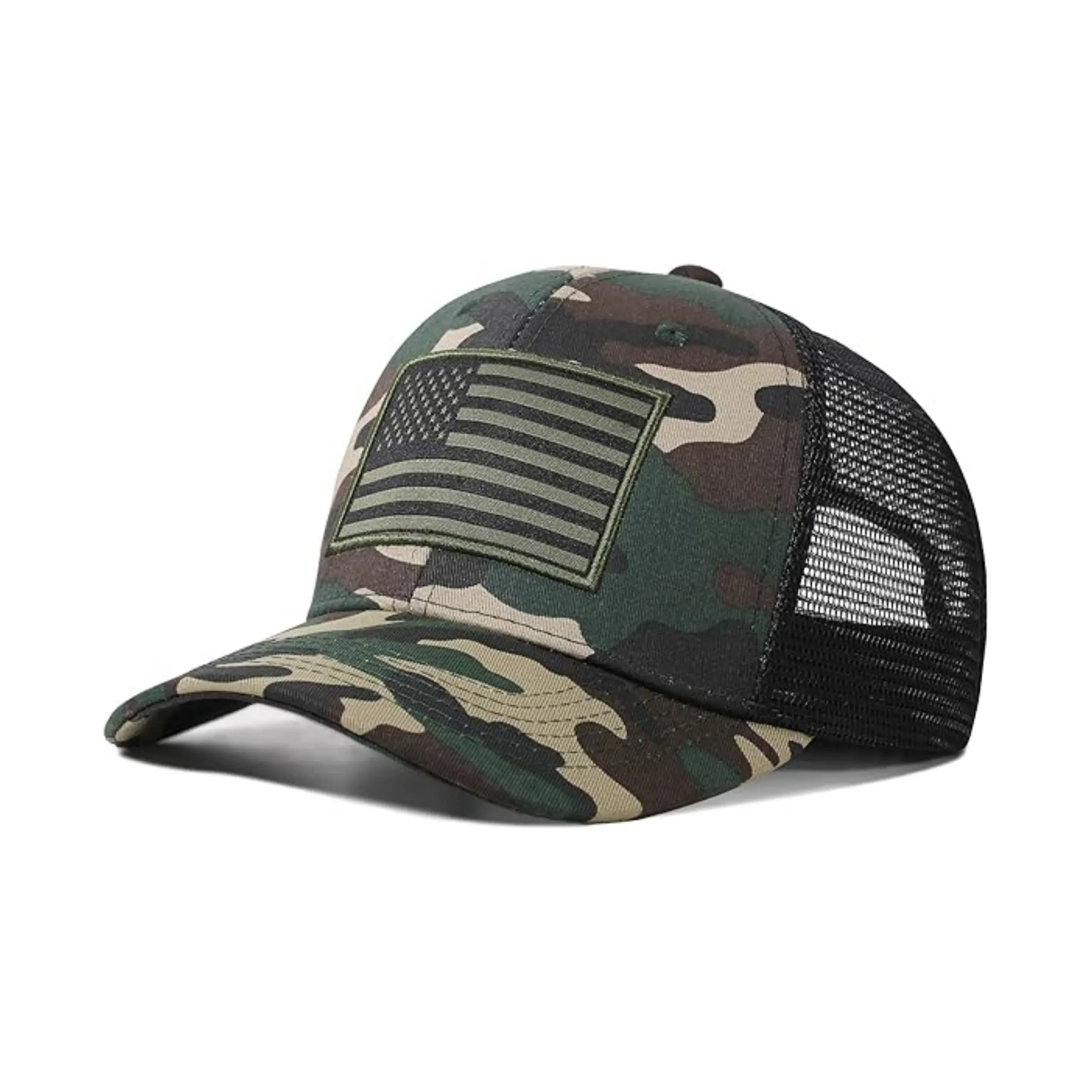 Plain Men Camo Baseball Snapback Cap Hat in Bulk Mesh Adjustable Embroidered or Patch Hip Hop Custom Snapback Caps 2