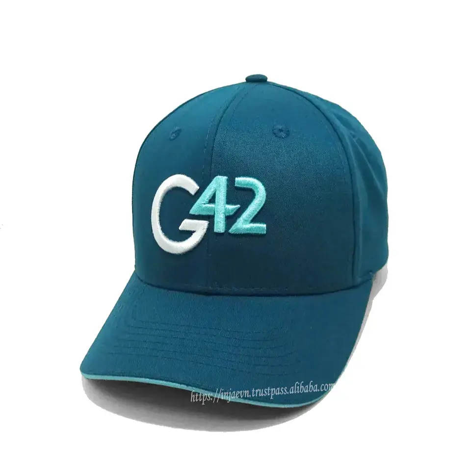 Polyester Made Caps Waterproof Curvel Brim Mid Profile 6 Panels Hats with Custom Logo Gorras 3D Embroidery Custom Made 2