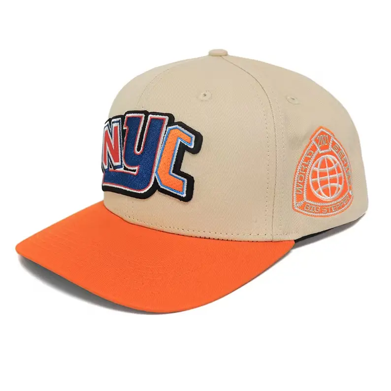 Pre Curved Snapback Cap With Back Logo Embroidery Vietnam Made Custom Sporty Gorras For Basketball Players And Sport Lovers L01 2