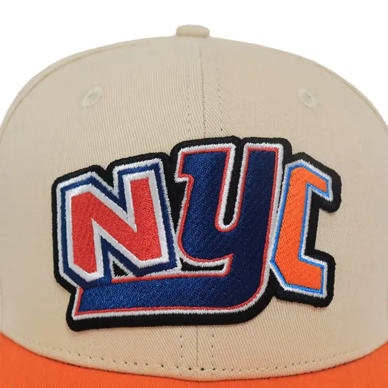 Pre Curved Snapback Cap With Back Logo Embroidery Vietnam Made Custom Sporty Gorras For Basketball Players And Sport Lovers L01 5