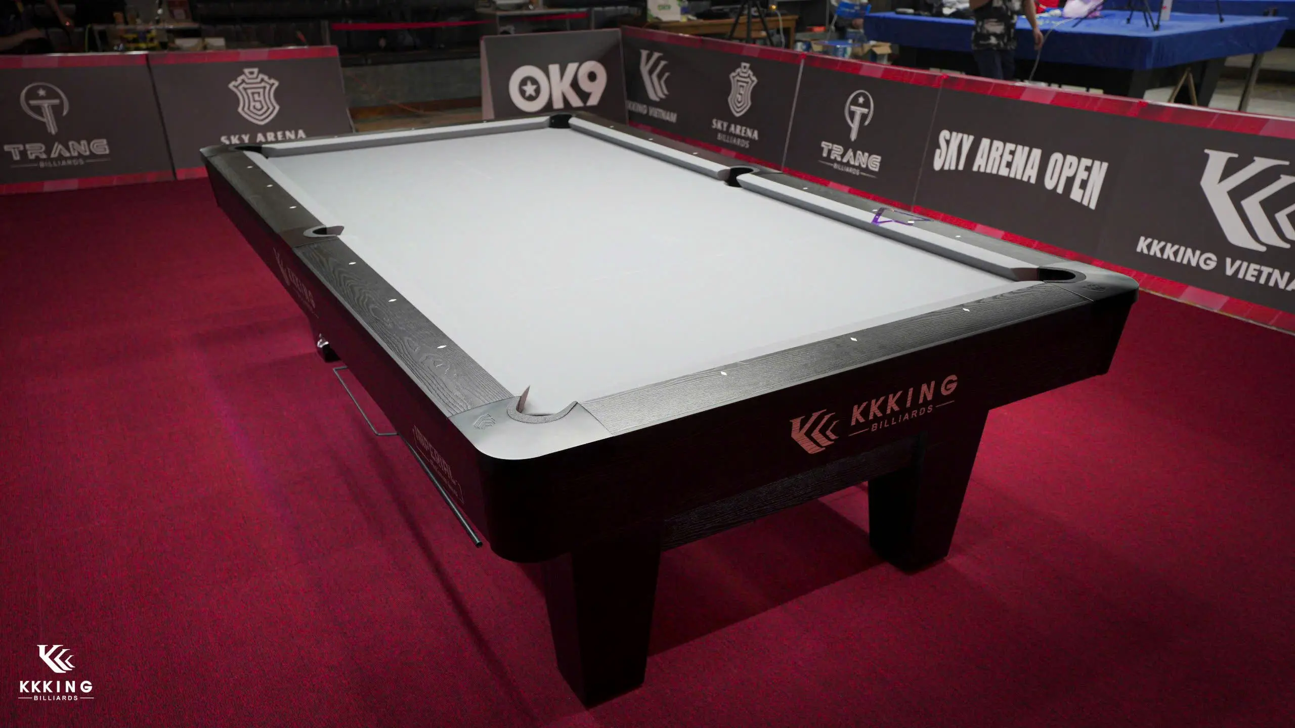 Premium 9ft Pool Table with Slate Bed Matacao Stone for Professional Billiard Experience 5