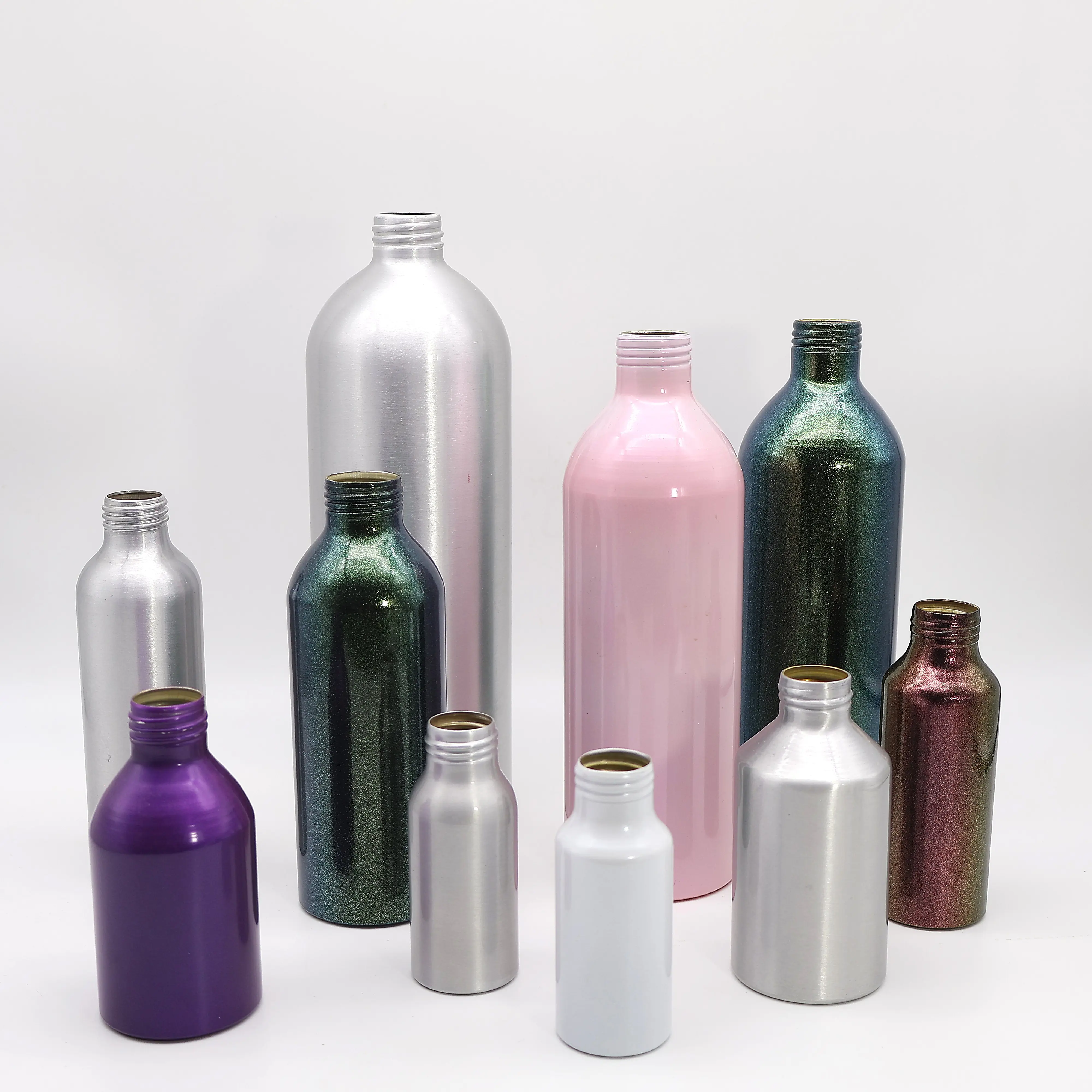 Premium Aluminum Cosmetic Bottle Vietnam Manufacturer High Quality Metal Bottle For Shampoo Conditioner Liquid 4