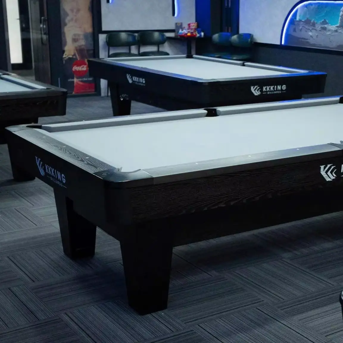 Premium Billiards Table for Entertainment Venues  Solid Slate & Stylish Wood Frame 1