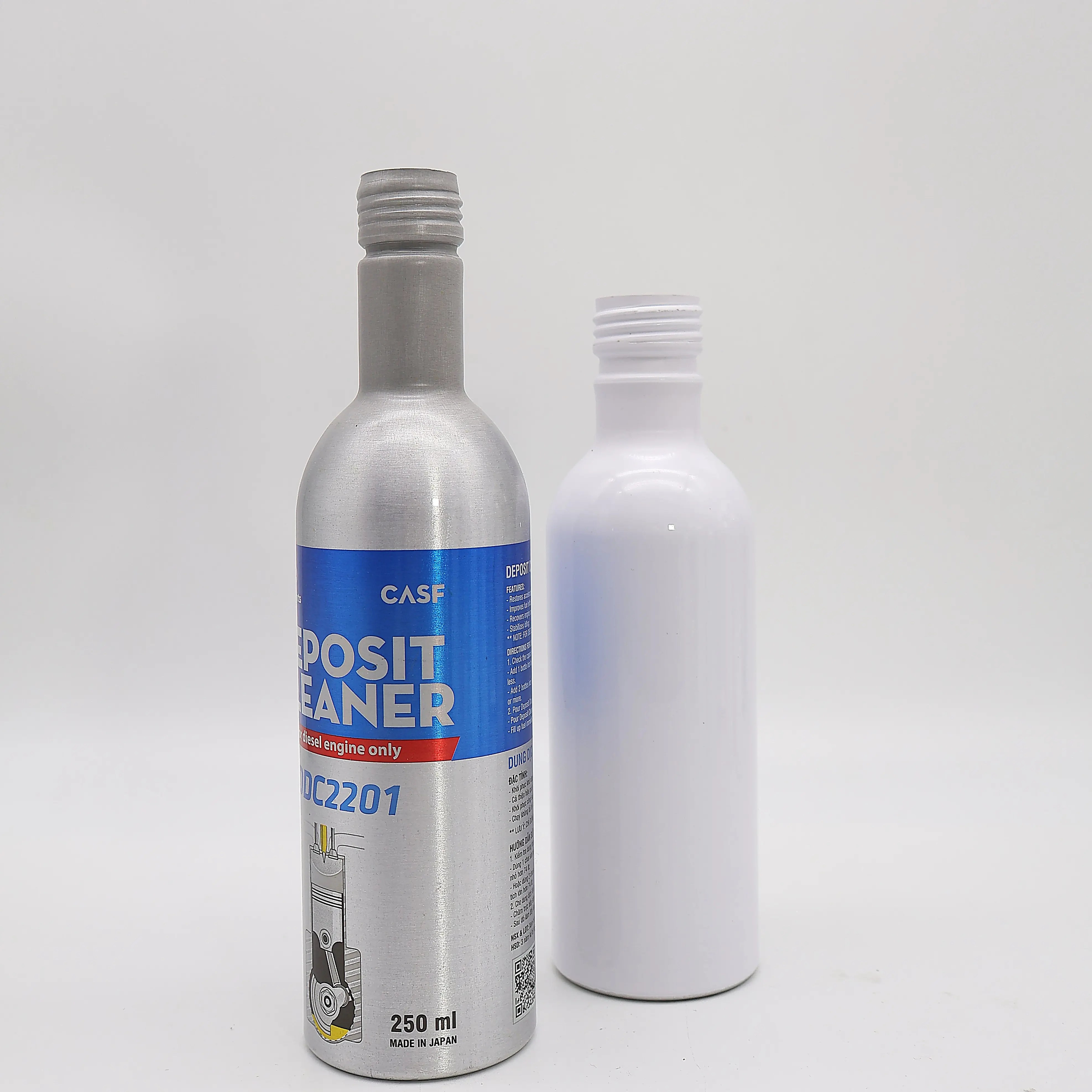 Premium Long-Necked Aluminum Bottle Cans Vietnam Manufacturer Open-Top Sleek Durable Structure For Luxury Packaging High-End