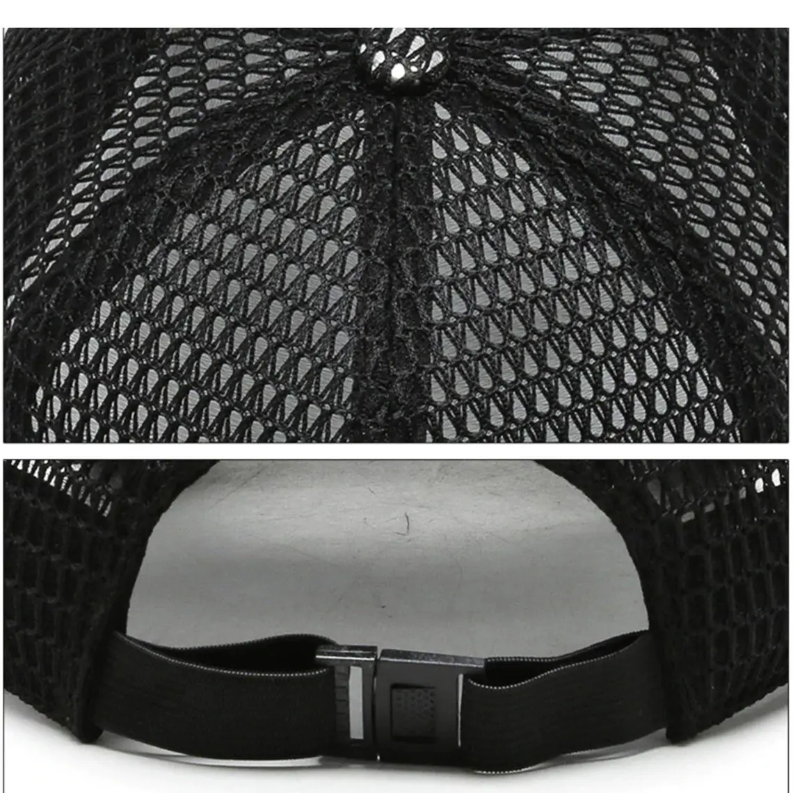 Premium Mesh Baseball Caps Hat Custom Logo Hot Sale Sports Customized Cap Freely Fitted Polyester Baseball Cap for Men 6