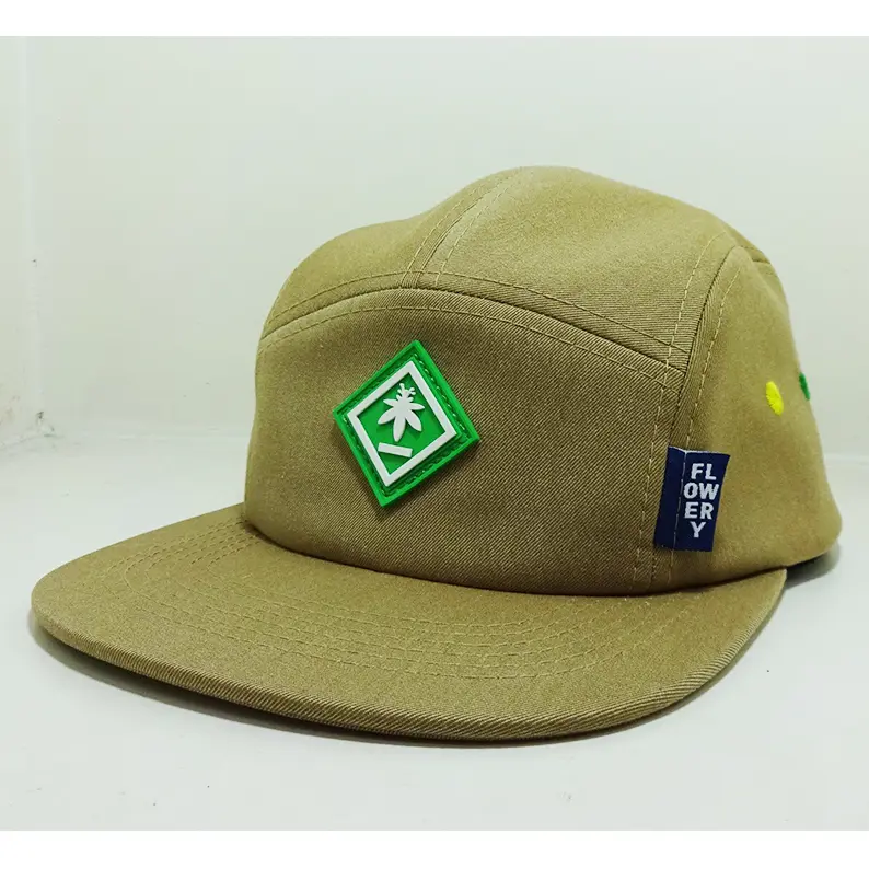 Premium Vietnam Made Running Caps 5 Panel Snapback Rubber Patch Logo Sport Hat Custom Flat Brim Gorras For Men Women Casual L01 3
