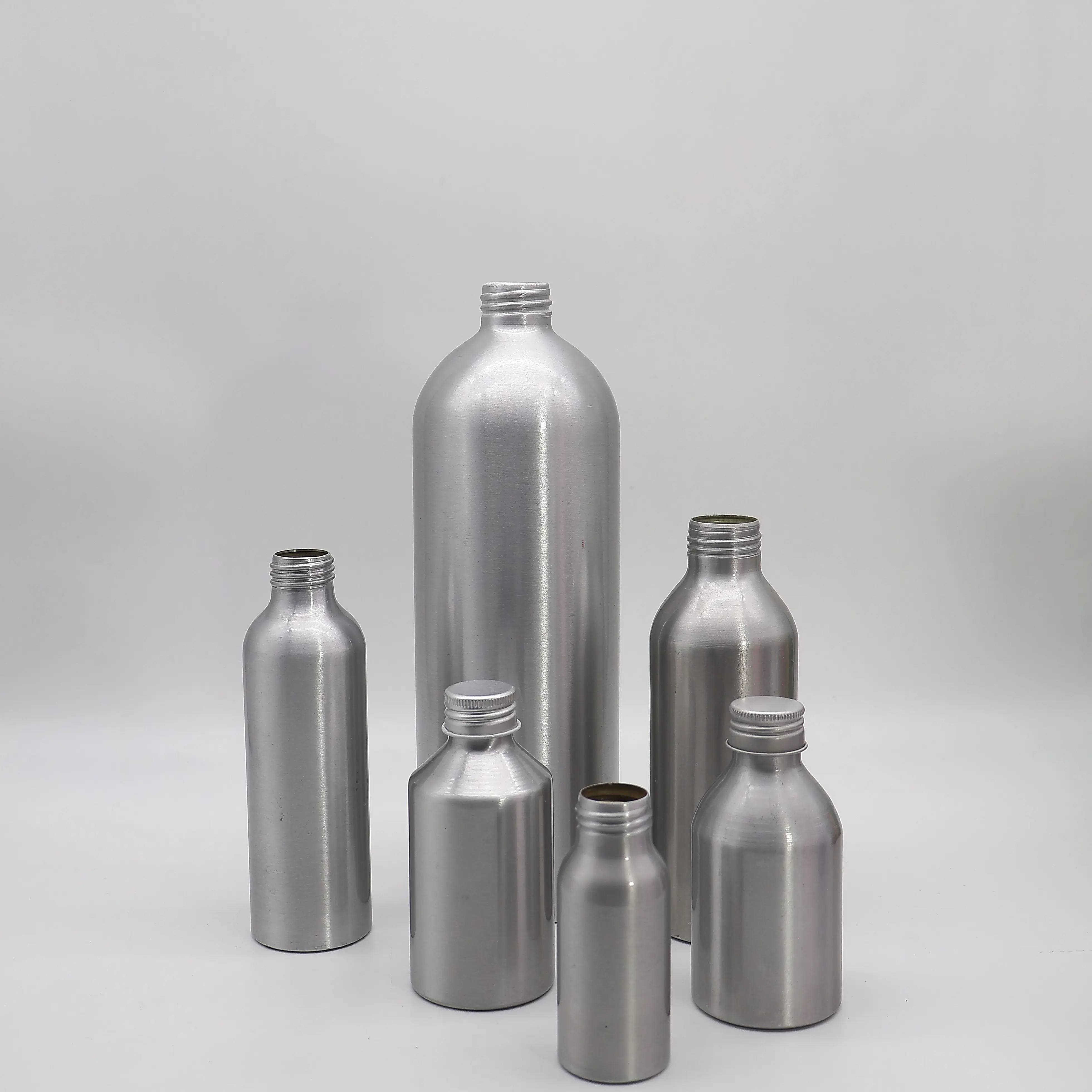 Premium Wholesale Liquid Essence Aluminum Cosmetic Bottle Vietnam Manufacturer Metal Bottle For Shampoo Conditioner Liquid 4