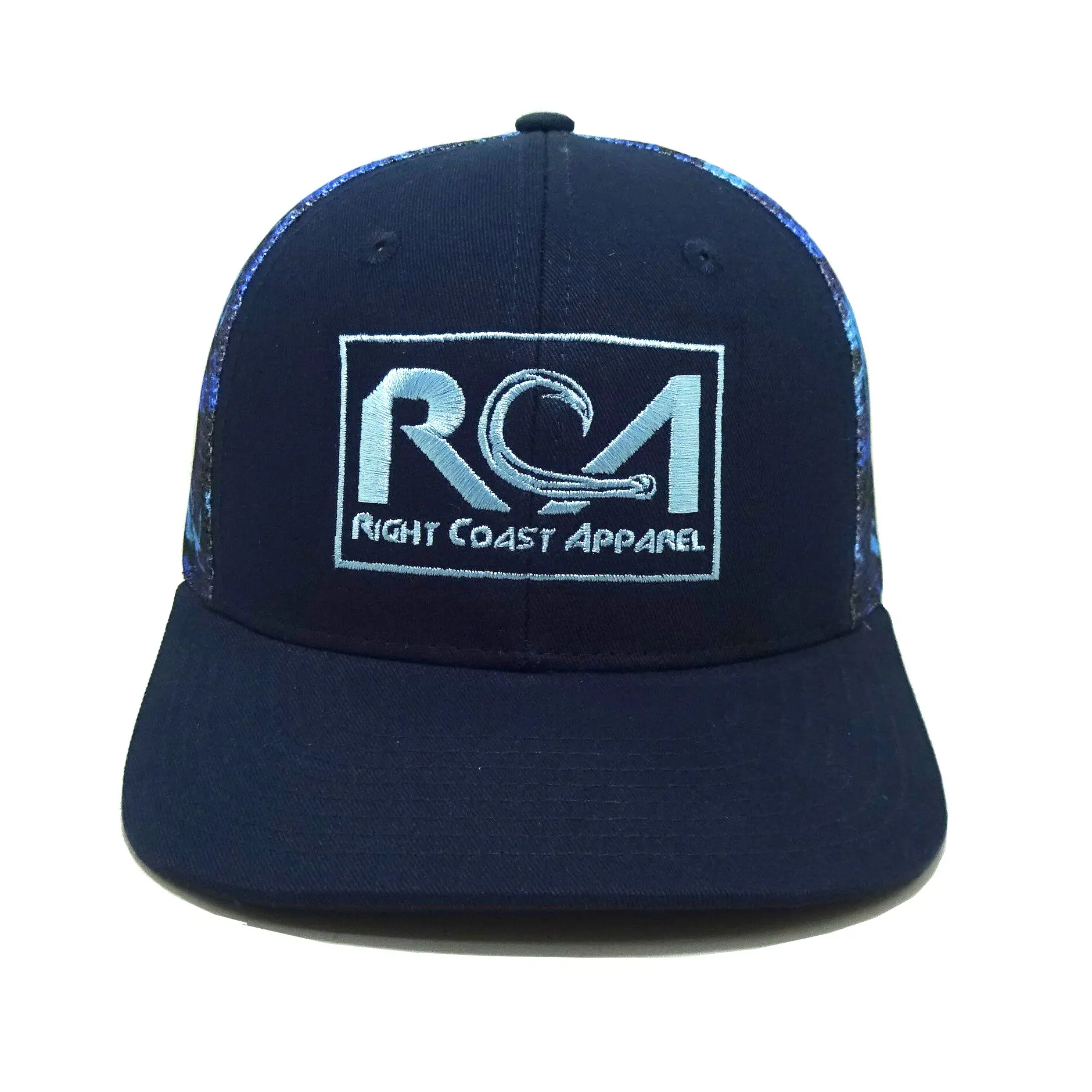 Printing Camo Mesh Trucker Hats Custom Snapback Caps Custom Woven Patch Vietnam Factory Promotional Hat Sport Dad 1
