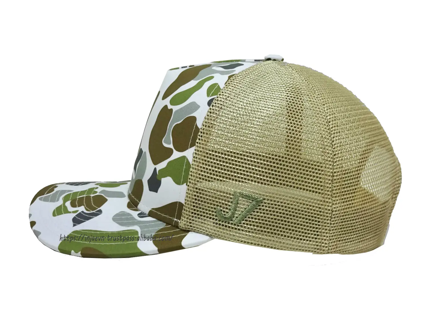 Printing Camo Promotional Hat Sport Dad Cap Leather Logo Ri 112 Trucker Hats Camo Snapback Caps Custom Vietnam Factory 3