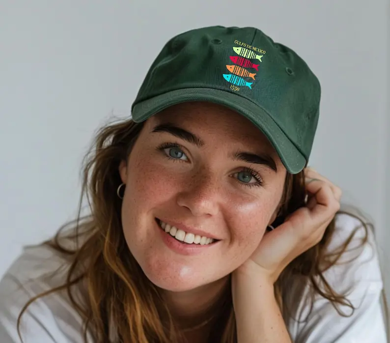 Printing Logo Dad Hat Custom Baseball Caps Vietnam Made Unstructured Adjustable Fit Gorras For Fishing Camping Summer Vibe L01 6