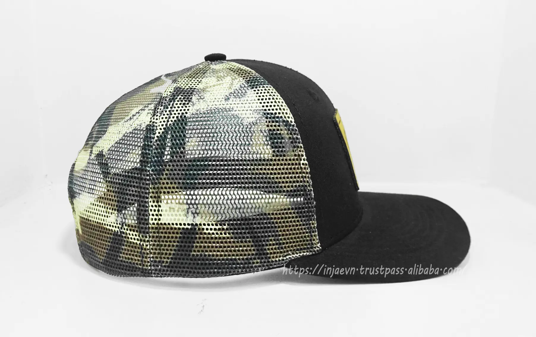 Printing Mesh Promotional Hat Sport Dad Cap Leather Logo Trucker Hats Camo Snapback Caps Custom Vietnam Factory 5