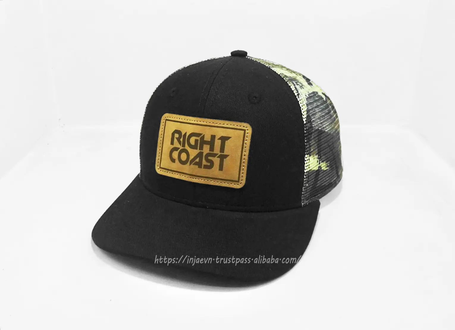 Printing Mesh Promotional Hat Sport Dad Cap Leather Logo Trucker Hats Camo Snapback Caps Custom Vietnam Factory 2