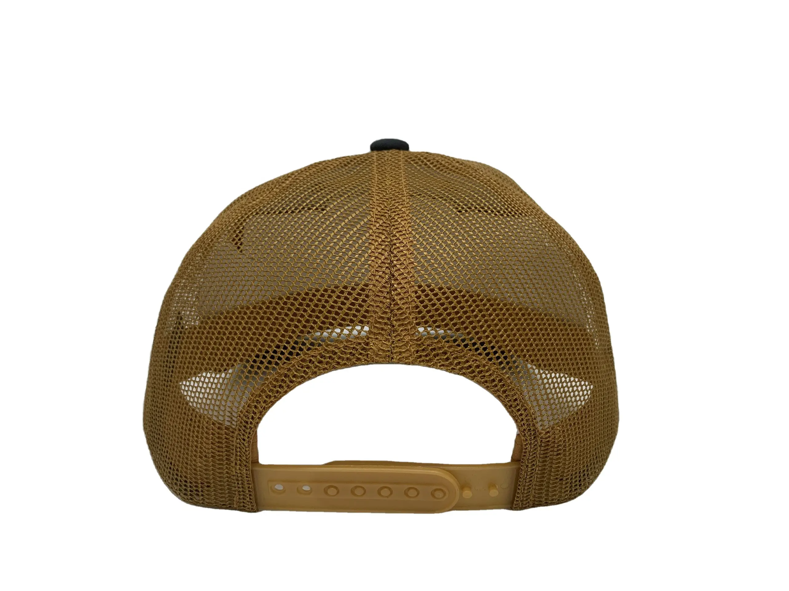 Promotion Brand Cheap Sports Hat Light Brown Black Trucker Hats High Quality Hat Made in a Viet Nam Factory Snapback Cap 3