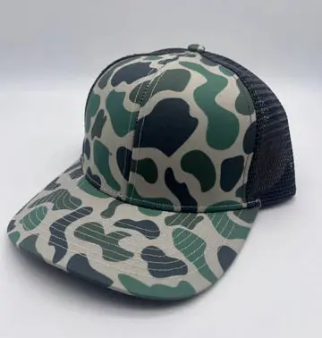 Promotional Camo Trucker Hat with Custom Logo Outdoor Camouflage Hat Multi Design Wholesale Sports Cap for Man 3