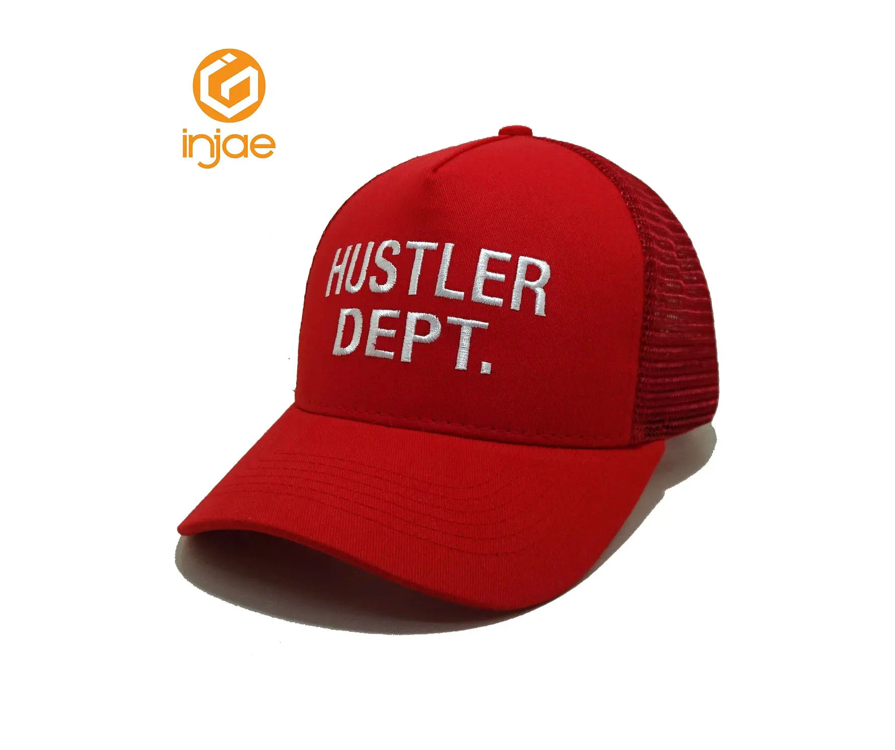 Promotional Custom High Quality Trucker Hat Embroidery Logo Cotton Fabric Mesh Back UV Protection Sports Cap for Unisex 1