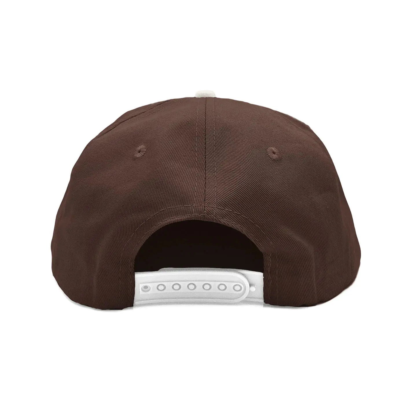Promotional Flat Visor Two Tone Snapback Cap with Custom Logo High Quality Unstructured Adjustable Sports Cap for Unisex 4