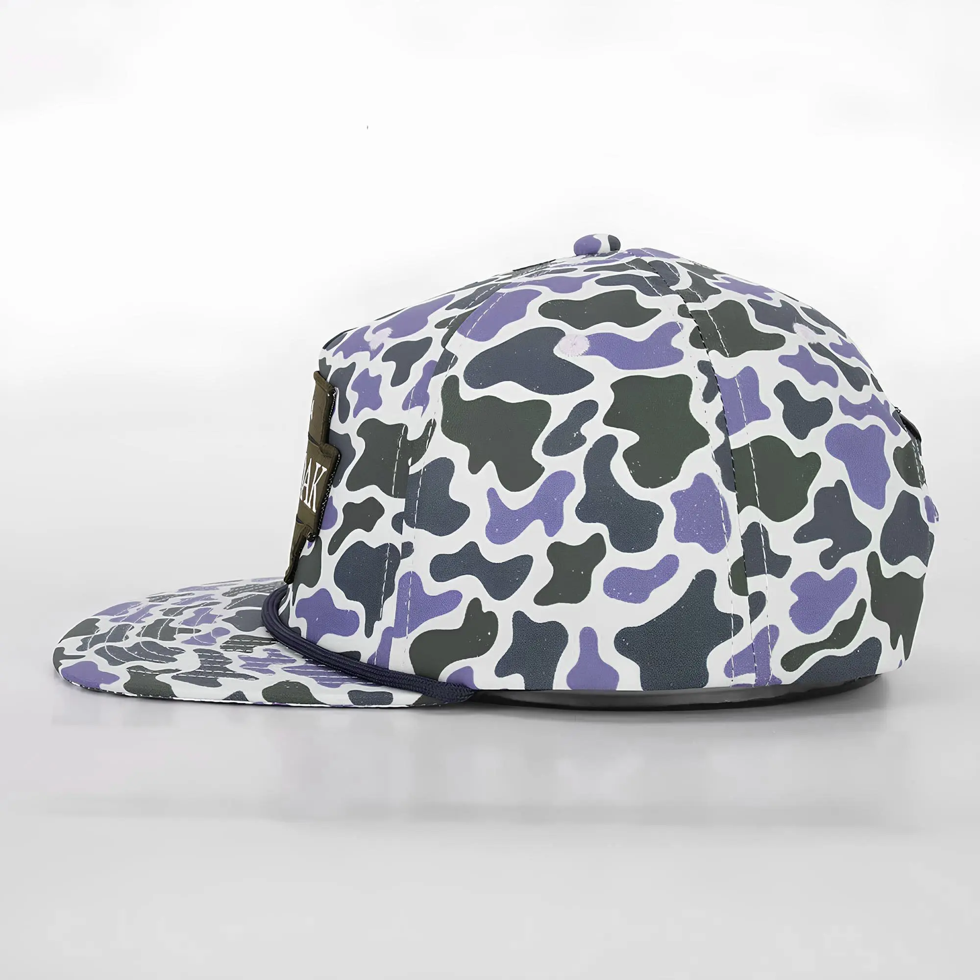 Promotional Hiphop Ducks Camo Snapback Cap with Black Rope Customize High Quality Adjustable Sports Cap From Vietnam Supplier 3