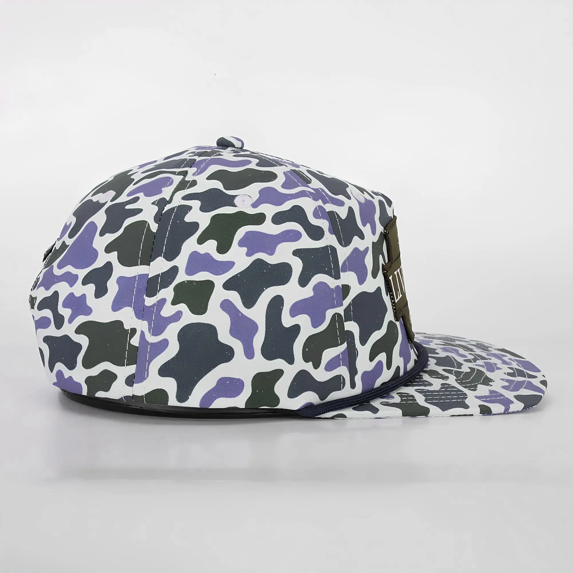 Promotional Hiphop Ducks Camo Snapback Cap with Black Rope Customize High Quality Adjustable Sports Cap From Vietnam Supplier 2
