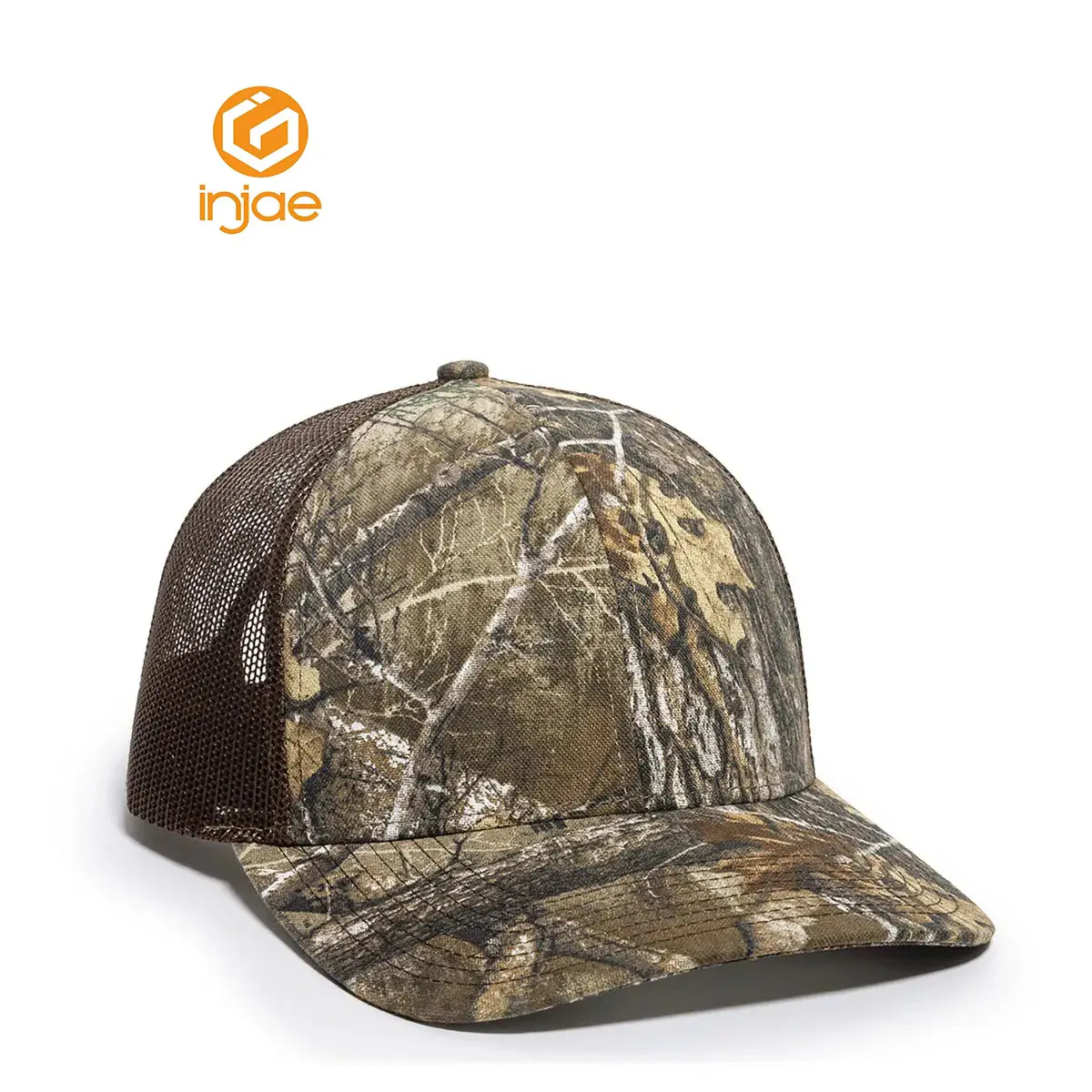 Promotional HipHop Fashion Outdoor Hunting Camouflage Sports Cap Jungle Hat Wholesale High Quality Forest-Camo Trucker Hat 3