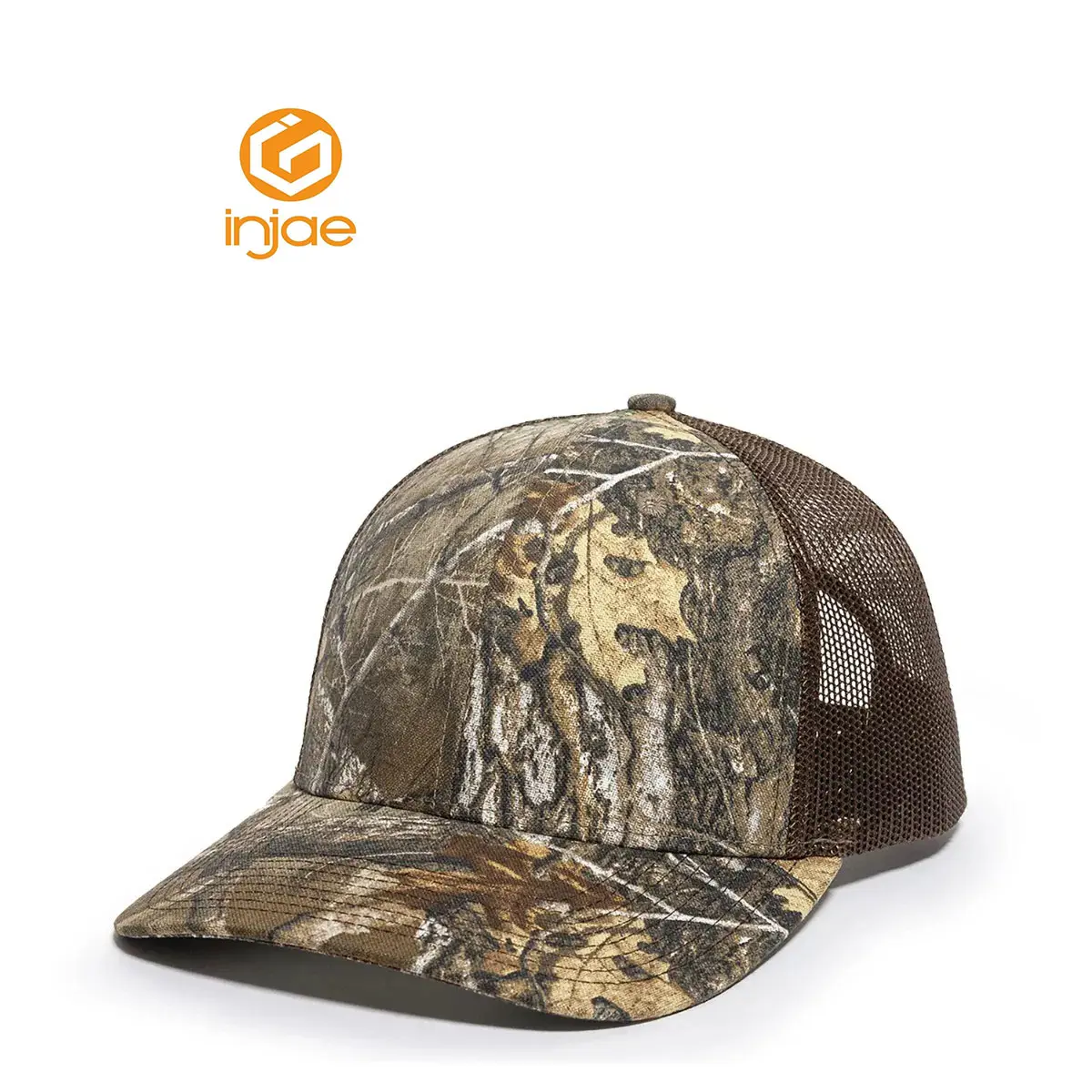 Promotional HipHop Fashion Outdoor Hunting Camouflage Sports Cap Jungle Hat Wholesale High Quality Forest-Camo Trucker Hat 2