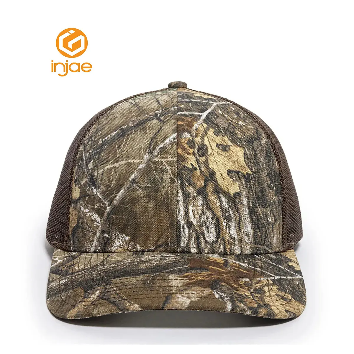 Promotional HipHop Fashion Outdoor Hunting Camouflage Sports Cap Jungle Hat Wholesale High Quality Forest-Camo Trucker Hat 1
