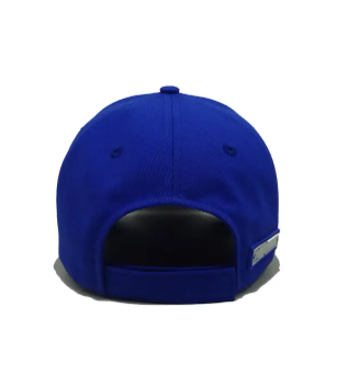PVC Logo 6 Panels Navy Blue Color Medium Profile 65% Cotton and 35% Polyester Fabric Baseball Cap from Vietnam Supplier 5