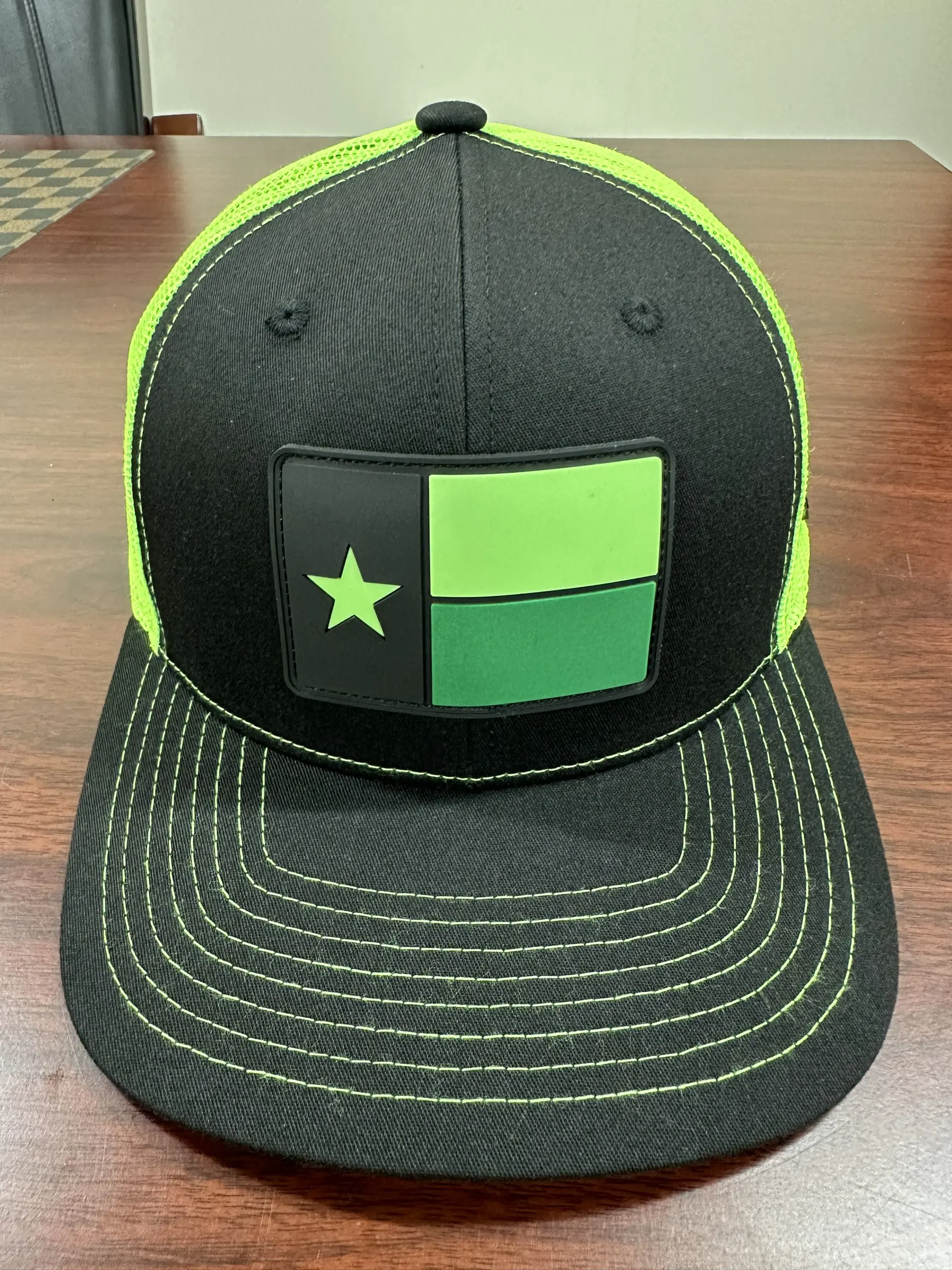 PVC Rubber Logo Custom Brand Business Name Logo Trucker Cap for Men Sport Hats in Vietnam Factory Headwear 5