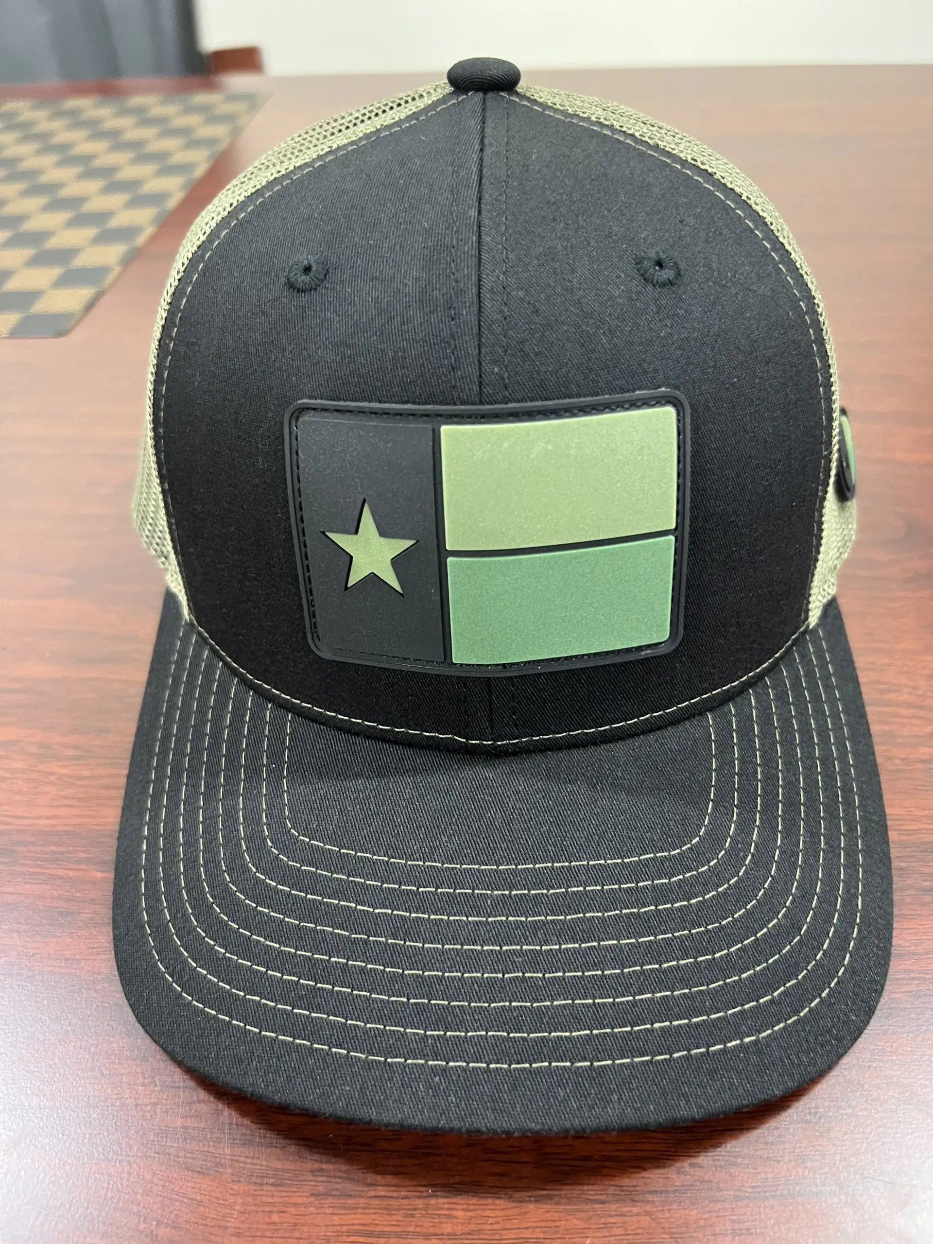 PVC Rubber Logo Custom Brand Business Name Logo Trucker Cap for Men Sport Hats in Vietnam Factory Headwear 6