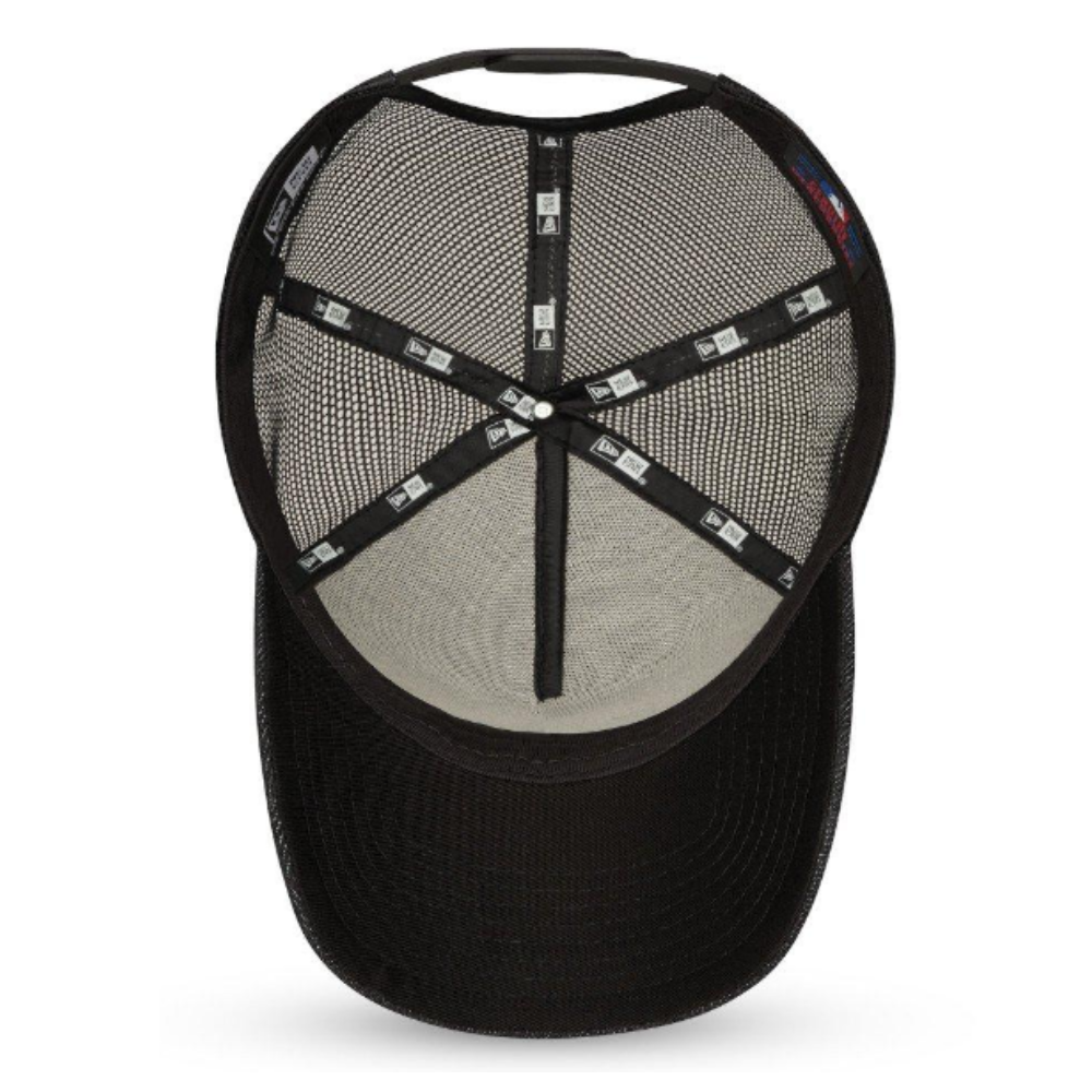 R 112 Trucker Hats 2D Embroidered Logo 6 Panel Structured Cap on Front Side and Back Curved Printed Inner Tapes Snapback Closure 4
